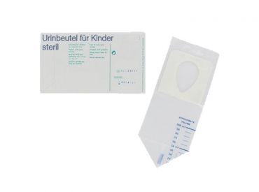 Urimax Kinder Urinklebebeutel, einzeln steril verpackt, ohne Ablauf 1x100 Stück 