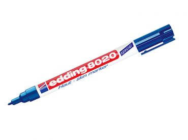 Skin pen Edding 8020, blue, 1.0 mm, non-sterile, 1x1 items 