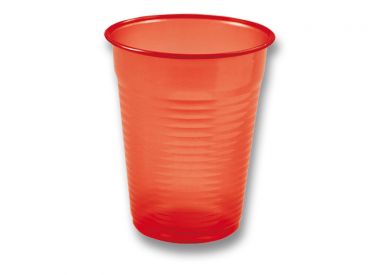 Universal cups 150 ml, red 1x100 items 