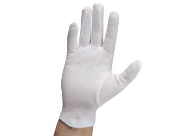 neoLab cotton gloves size 7 white 1x1 Pair 