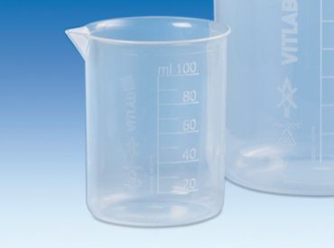 Measuring beakers with handle PP 100ml 1x1 items 