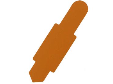 Karten-Reiter orange für Karteitasche A4 111583 und Hülle 110596 1x100 Stück 