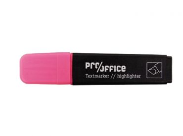 Pro/office highlighter, pink 1x1 items 