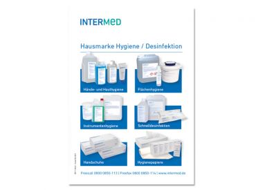 Produktübersicht Hausmarke INTERMED Hygiene | Desinfektion 1x1 items 