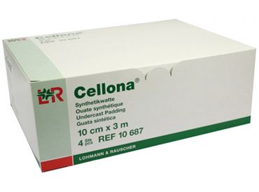 Cellona® Synthetikwatte 10 cm x 3 m gerollt 1x4 Rollen 