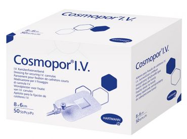 Cosmopor® I.V. Kanülenfixierverband 8 x 6 cm, steril 1x50 Stück 