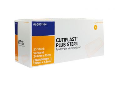 Cutiplast® Plus steril Wundverband, 24,8 x 10 cm 1x55 Stück 