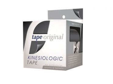 Kinesiologie Tape original, schwarz, 5 m x 5 cm 1x1 Rollen 