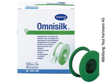 Omnisilk® Fixierpflaster 1,25 cm x 5 m 1x1 Rollen 
