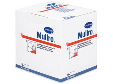 Mullro® Verbandmull 2 x (10 cm x 20 m) 1x1 Pack 