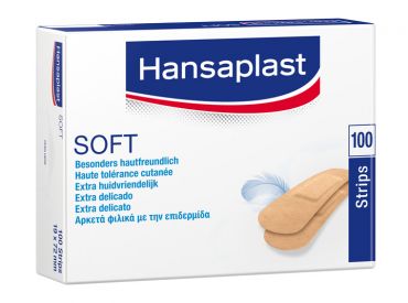 Hansaplast® Soft Wundstrips, 7,2 x 1,9 cm 1x100 Stück 