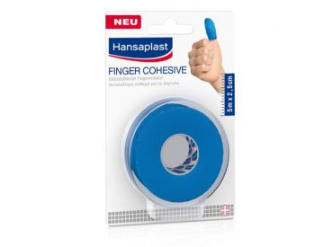 Hansaplast® Selbsthaftender Fingerverband Blau 5 m x 2,5 cm 1x1 items 