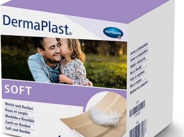 DermaPlast® Soft Wundpflaster, 4 cm x 5 m 1x1 Stück 
