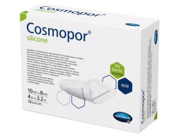 Cosmopor® silicone steriler Wundverband, 10 x 8 cm 1x10 items 