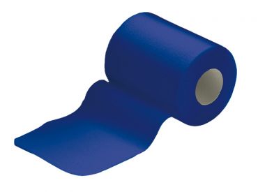 INTERMED Fixation smooth blue gauze bandage, 20 m x 6 cm 1x1 items 
