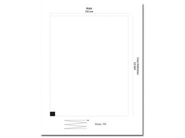 ECG-Paper Nihon Kohden Cardiofax 9010/9020, 110 x 140 mm 1x150 items 