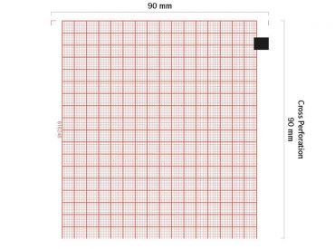 EKG-Papier Schiller Cardiovit AT-4, 90 x 90 mm 1x230 Stück 