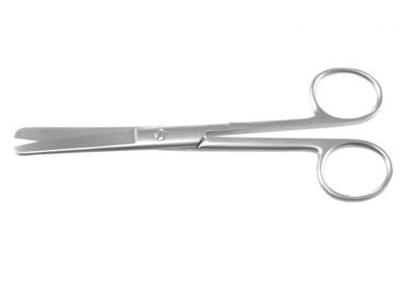 Einmalinstrument (steril) - Chirurgische Schere, gerade, stumpf / stumpf, 14,5 cm 1x10 Stück 