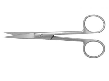 Einmalinstrument (steril) - Chirurgische Schere, gerade, spitz / spitz, 14,5 cm 1x10 Stück 