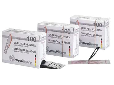 Mediware Scalpel Blades Fig.10, sterile 1x100 items 