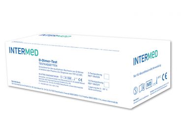 INTERMED D-Dimer-Test, test cartridges 1x10  