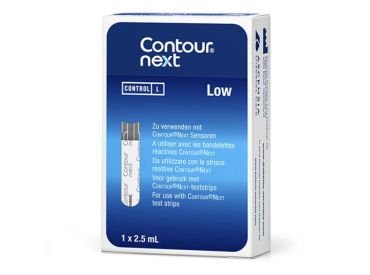 Kontrolllösung Contour next niedrig, 2,5 ml, 1x1 items 