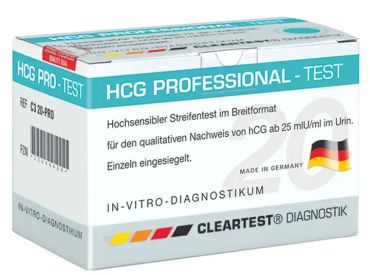 Cleartest® HCG Professional Schwangerschaftstest 1x20  