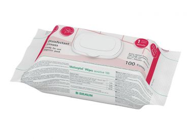 Meliseptol® Wipes sensitive Desinfektionstücher, 18 x 20 cm, Flowpack 1x100 Stück 