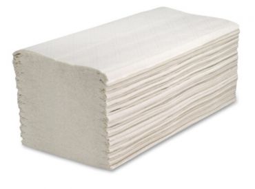 Towels ZVG bright white 2-ply 25 x 23 cm 1x3200  