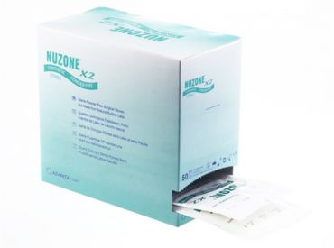 NUZONE X2 OP-Handschuhe, latexfrei, Gr.7,5 1x50 Pair 