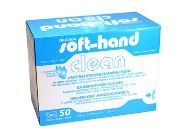 Soft-hand Clean® Latex-Handschuh, Gr. M 1x50 Pair 