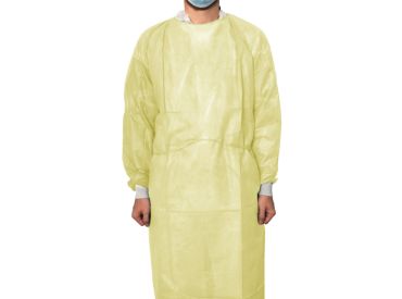 MaiMed® Protect Coat ViruGuard gelb Schutzkittel BW-Bündchen, 140x140cm 1x10 Stück 