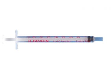Omnifix® 40 Solo, insulin syringe U-40, 1 ml without cannula, 1x100 items 
