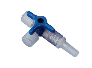 Discofix® three-way valve blue 1x50 items 