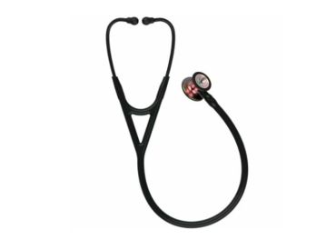 3M Littmann® Cardiology IV Stethoskop schwarz, Regenbg.-Bruststück + Gravur 1x1 items 