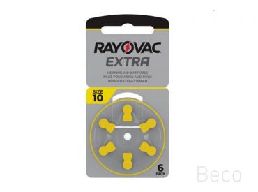 Rayovac 6 Hörgerätebatterien Nr. 10 Extra Advanced 1x6 items 