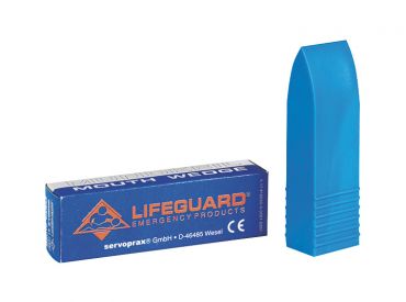 Beißschutz-Mundkeil Kunststoff, konisch Farbe: blau 1x1 items 