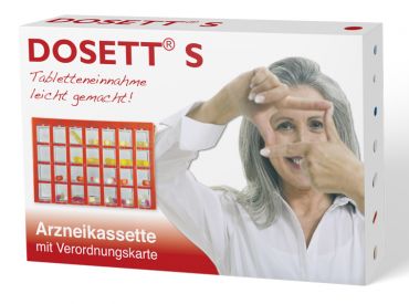 Dosett® S Arzneikassette rot 15 x 10 x 2,5 cm 1x1 items 