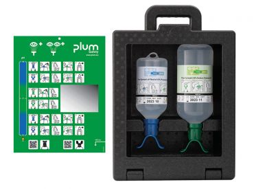 Plum iBox 2 - inkl. 500 ml Plum pH Neutral DUO und 1000 ml Plum Augenspülung DUO 1x1 Stück 