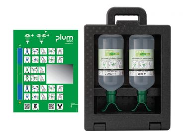 Plum iBox 2 - inklusive 2 x 1000 ml Plum Augenspülung DUO 1x1 Stück 