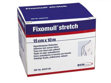 Fixomull® stretch 10 m x 15 cm, latex-free 1x1 items 