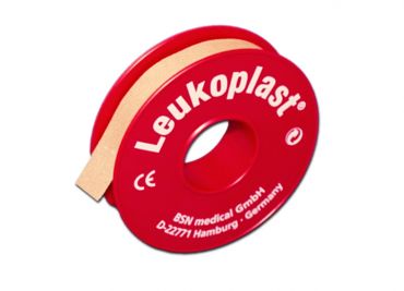 Leukoplast® Rollenpflaster 5m x 1,25 cm hautfarben ohne Schutzring 1x24 Rollen 