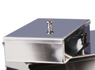 Instrumentenschale mit Knopfdeckel 18 x 12 x 5 cm ( L x B x H) 1x1 Stück 