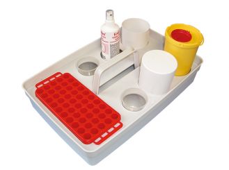 Safety-Tray Version I, Tablett zur Blutentnahme 1x1 Set 