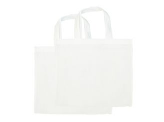 Vliesstoff-Tasche weiß 14 x 16 cm 1x1000 Stück 