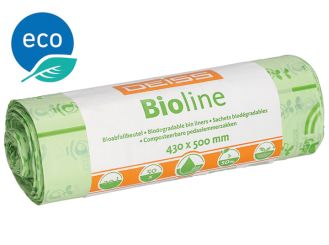 Bioline® Bio-Abfallbeutel 20 Liter, natur 1x50 items 