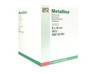 Metalline® Kompresse 8 x 10 cm steril 1x50 items 