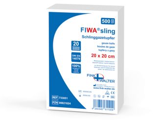 FIWA®sling Schlingazetupfer 20 x 20 cm unsteril 1x500 items 