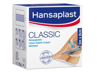 Hansaplast® Classic 5 m x 8 cm hautfarben 1x1 items 