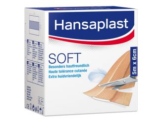 Hansaplast® Soft Wundverband, 5 m x 6 cm 1x1 Stück 